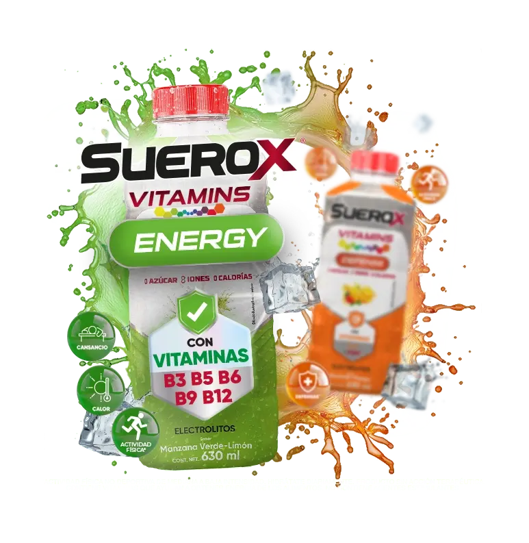 SUEROX-VITAMINS- ENERGY-B3-B5-B6-B9-B12--D